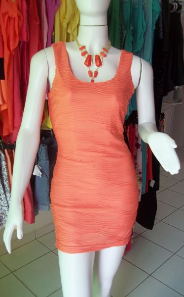 Vestido goiaba